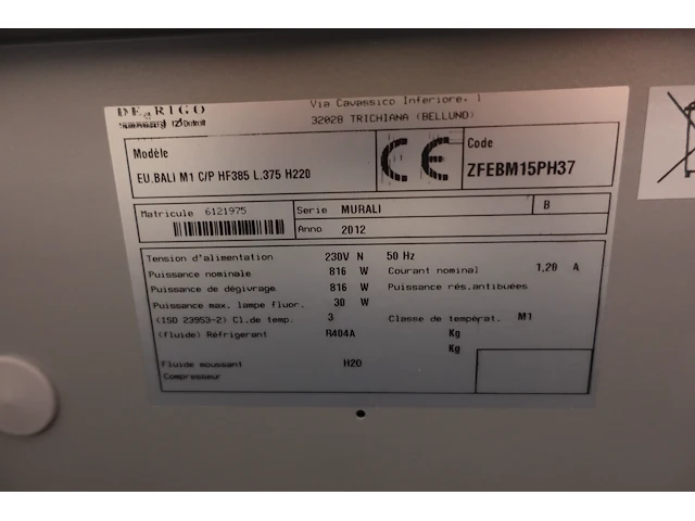 2x professionele vitrinekoelkast de rigo - afbeelding 3 van  45