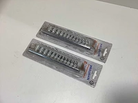 (2x) projahn 1/4” doppenset op rail - afbeelding 2 van  5