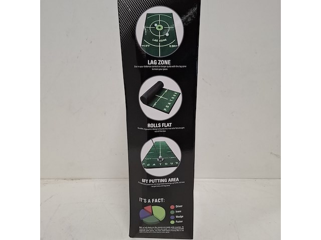 2x putting mat pga tour, deluxe putting mat - afbeelding 3 van  6