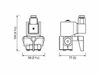 2x quick el0516 0.5 inch solenoid valve 12v - el0516 1/2 12v - afbeelding 6 van  6