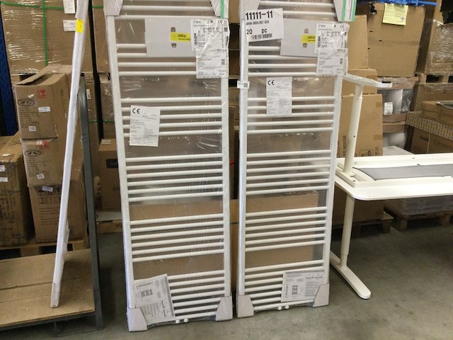 2x radiator décor 189,7x60 cm, vasco, gk, wit - afbeelding 2 van  4