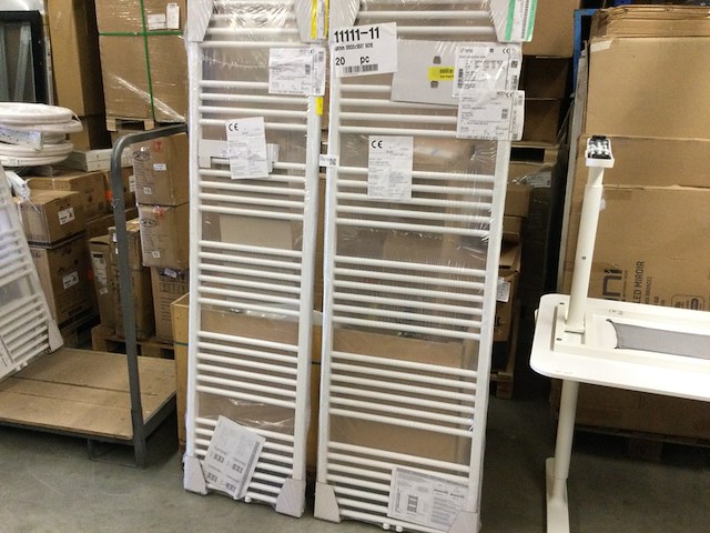 2x radiator décor 189,7x60 cm, vasco, gk, wit - afbeelding 2 van  5