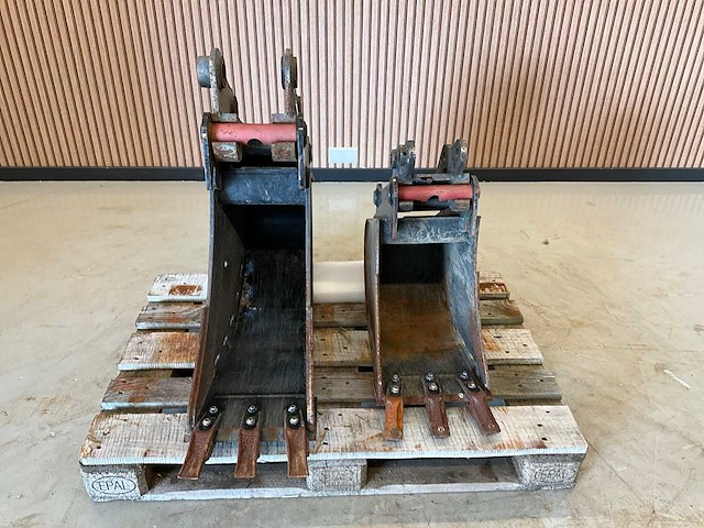 2x rädlinger eurocomach 18/25zt snelwissel met banaanbak - afbeelding 2 van  5