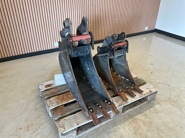 2x rädlinger eurocomach 18/25zt snelwissel met banaanbak - afbeelding 1 van  7
