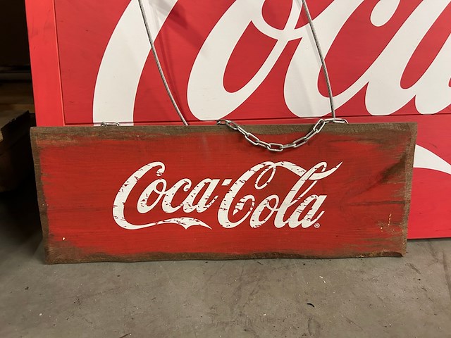 2x reclamebord coca cola - afbeelding 2 van  4