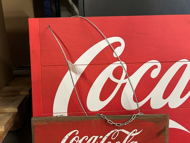 2x reclamebord coca cola - afbeelding 4 van  4
