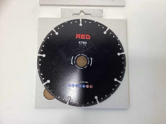 (2x) red k780 diamantzaagblad (gesegmenteerd) - ø180mm x 22.23mm - afbeelding 5 van  8