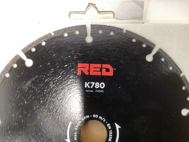 (2x) red k780 diamantzaagblad (gesegmenteerd) - ø180mm x 22.23mm - afbeelding 6 van  8