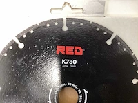 (2x) red k780 diamantzaagblad (gesegmenteerd) - ø180mm x 22.23mm - afbeelding 6 van  8