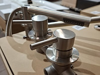 2x regendoucheset inbouw, rvs geborsteld - afbeelding 4 van  7