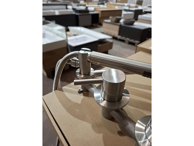 2x regendoucheset inbouw, rvs geborsteld - afbeelding 5 van  7