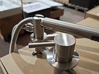 2x regendoucheset inbouw, rvs geborsteld - afbeelding 5 van  7