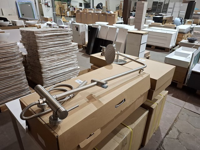 2x regendoucheset opbouw, rvs - afbeelding 3 van  10