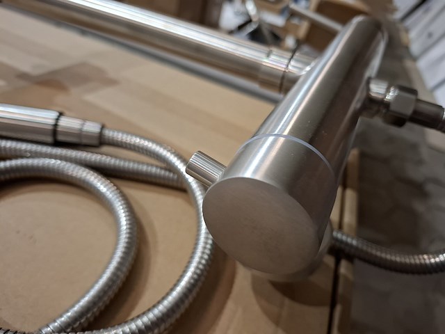 2x regendoucheset opbouw, rvs - afbeelding 9 van  10