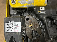 2x rems accu-perstangen met persbekken, 4x metalen transportkoffers - afbeelding 5 van  6