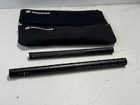 2x richtmicrofoon sennheiser, mkh 416 p48 en me66 shotgun - afbeelding 1 van  4