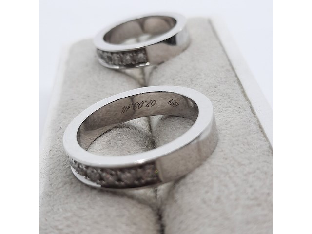 2x ring, 14 karaats - afbeelding 13 van  14