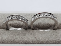 2x ring, 14 karaats - afbeelding 1 van  14