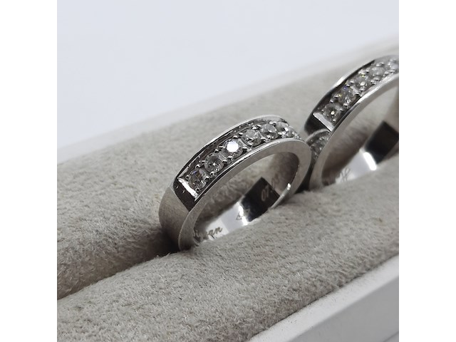 2x ring, 14 karaats - afbeelding 2 van  14