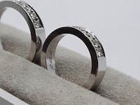 2x ring, 14 karaats - afbeelding 4 van  14