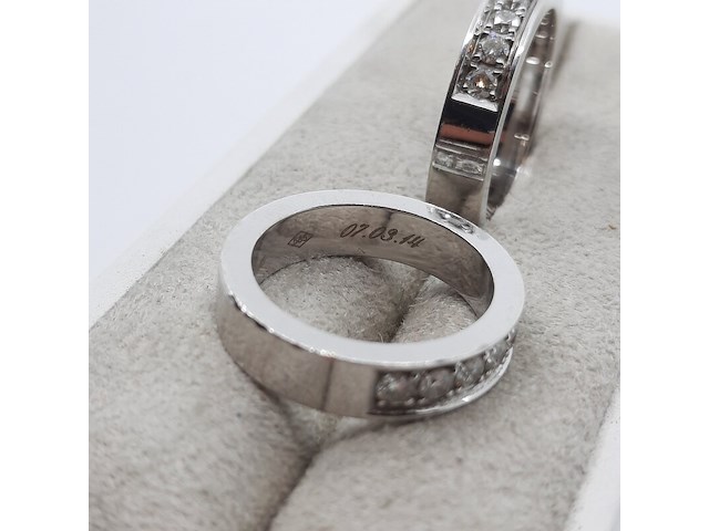 2x ring, 14 karaats - afbeelding 6 van  14