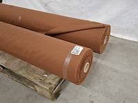 2x rol canvas bekledingsstof, terra - afbeelding 2 van  6