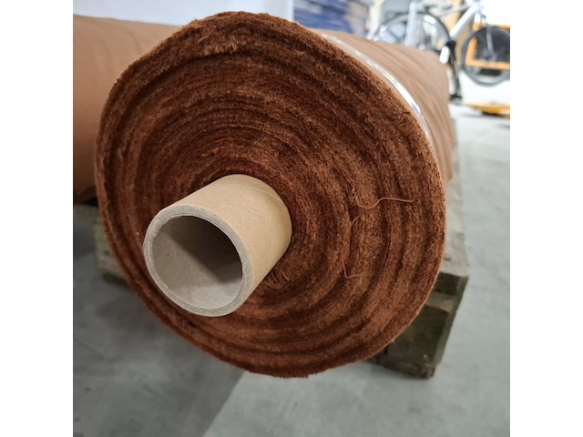 2x rol canvas bekledingsstof, terra - afbeelding 4 van  6