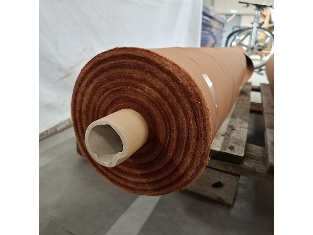 2x rol canvas bekledingsstof, terra - afbeelding 5 van  6