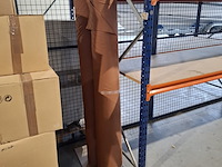 2x rol fijne canvas bekledingsstof | breedte 150cm, terra - afbeelding 1 van  4