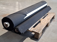 2x rol orgineel tentdoek | breedte 165cm, zwart - afbeelding 1 van  5