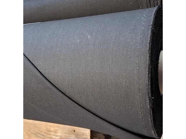 2x rol orgineel tentdoek | breedte 165cm, zwart - afbeelding 5 van  5