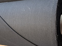 2x rol orgineel tentdoek | breedte 165cm, zwart - afbeelding 5 van  5