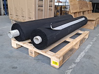 2x rol orgineel tentdoek, zwart - afbeelding 1 van  5