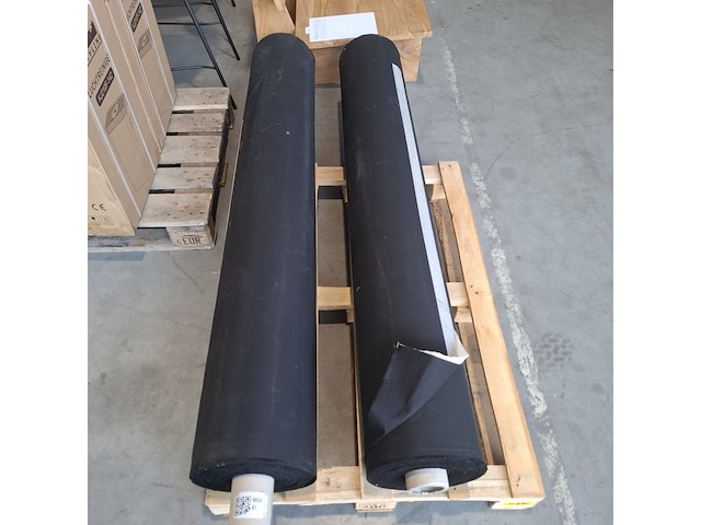 2x rol orgineel tentdoek, zwart - afbeelding 3 van  5