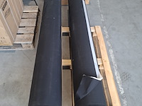 2x rol orgineel tentdoek, zwart - afbeelding 3 van  5