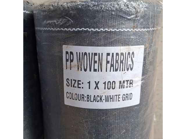 2x rol worteldoek a 100 meter pp woven fabrics - afbeelding 2 van  3