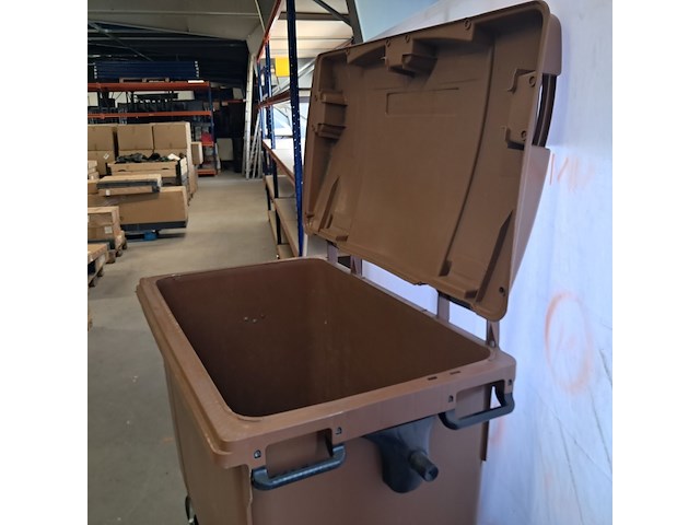 2x rolcontainer, eurosintex, bruin, 2015 - afbeelding 3 van  12