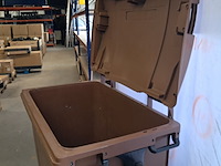 2x rolcontainer, eurosintex, bruin, 2015 - afbeelding 3 van  12
