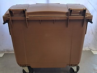 2x rolcontainer, eurosintex, bruin, 2015 - afbeelding 7 van  12
