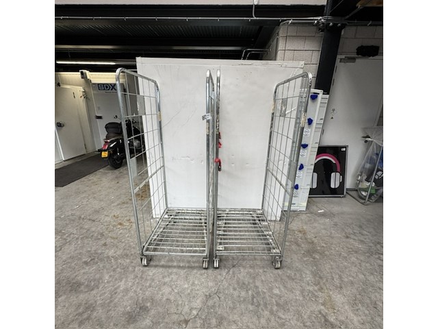 2x rolcontainer, nestbaar - afbeelding 1 van  3