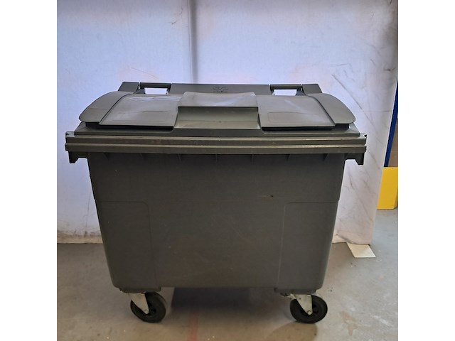 2x rolcontainer, plastic omnium, grijs - afbeelding 5 van  12