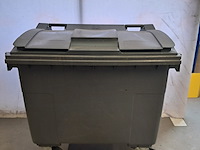 2x rolcontainer, plastic omnium, grijs - afbeelding 5 van  12
