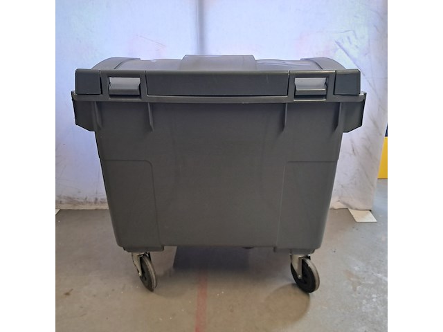 2x rolcontainer, plastic omnium, grijs - afbeelding 7 van  12