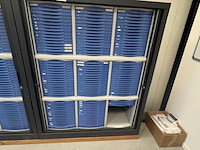 2x roldeurkast, antraciet, 96-ladig - afbeelding 2 van  6