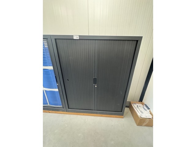 2x roldeurkast, antraciet, 96-ladig - afbeelding 3 van  6