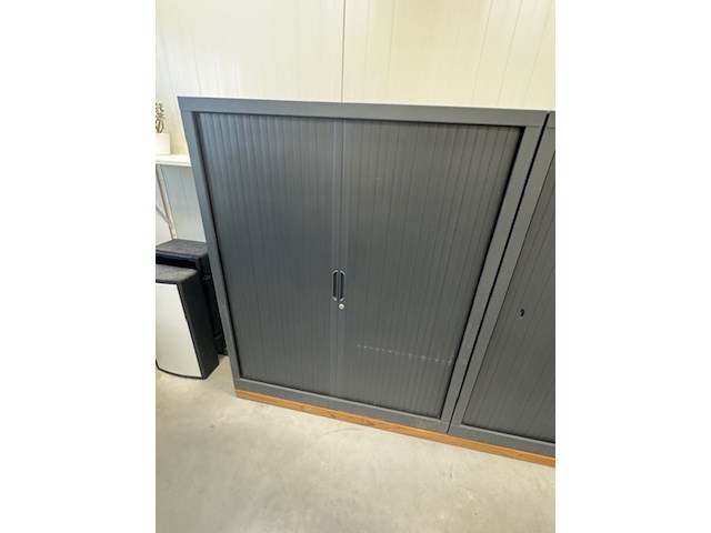 2x roldeurkast, antraciet, 96-ladig - afbeelding 5 van  6