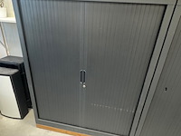 2x roldeurkast, antraciet, 96-ladig - afbeelding 5 van  6