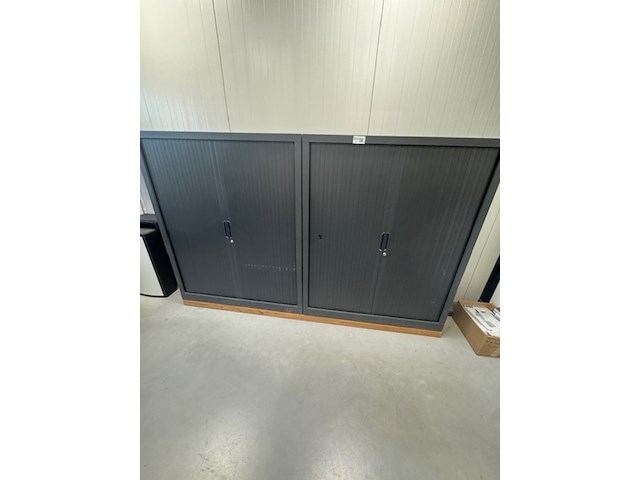2x roldeurkast, antraciet, 96-ladig - afbeelding 6 van  6