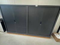 2x roldeurkast, antraciet, 96-ladig - afbeelding 6 van  6
