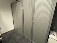 2x roldeurkast, grijs - afbeelding 1 van  1